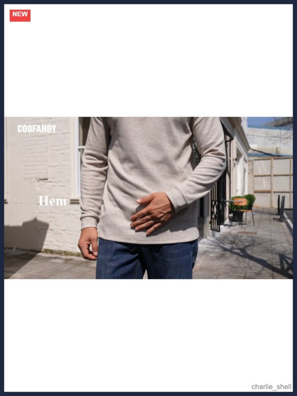 Mens Henley Shirt Long Sleeve Button T-Shirt Casual Pullover Tee - Picture 5 of 6